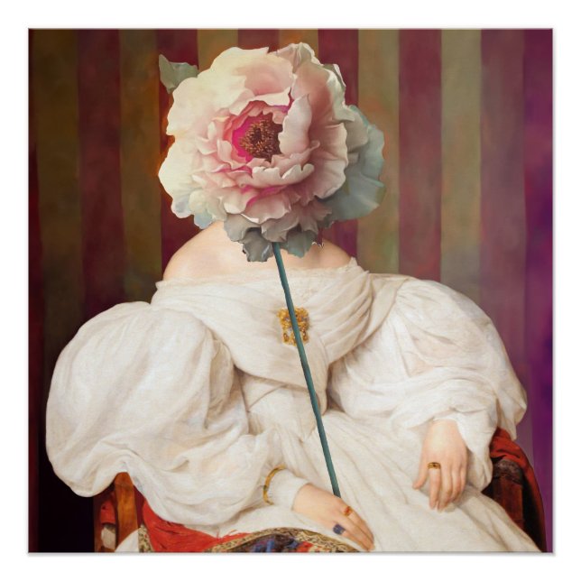 Póster Floral Thoughts Diva (Frente)