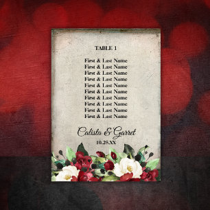 Poster Floral Verde Branco Burgundy   Cinza Grunge
