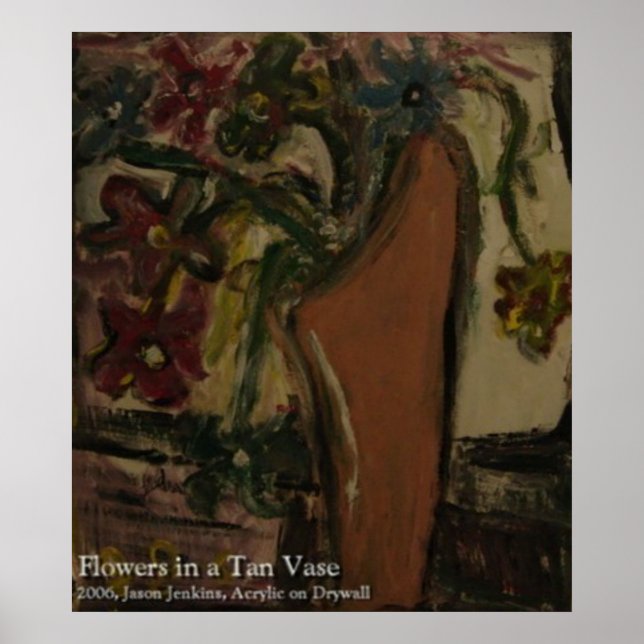 PÓSTER FLORAS EM UM VASO TÂNTA (Frente)