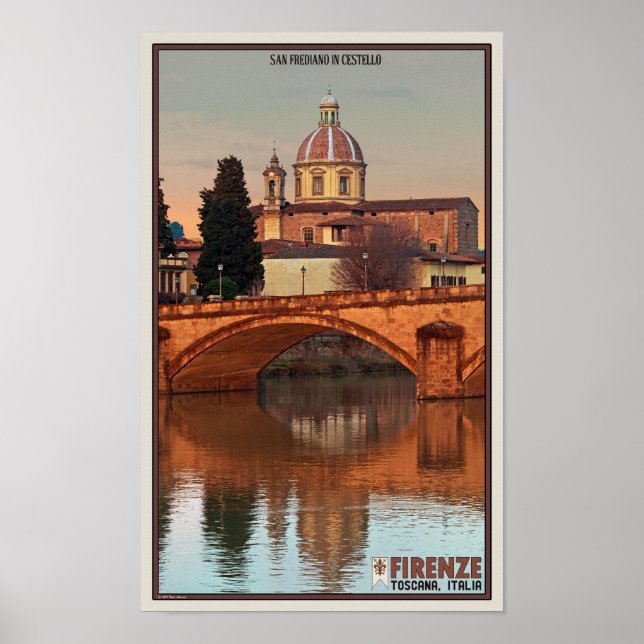 Poster Florença - San Frediano em Cestello (Frente)