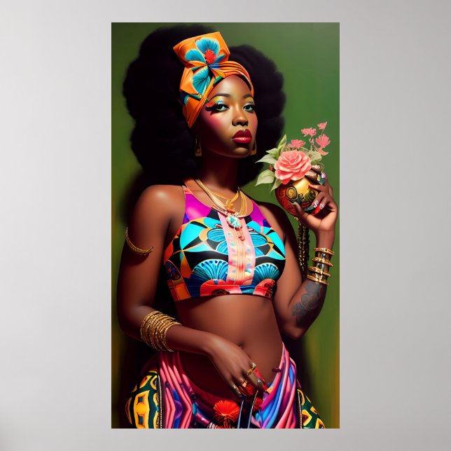 Poster Florence Flowering - Ken Gage Art (Frente)