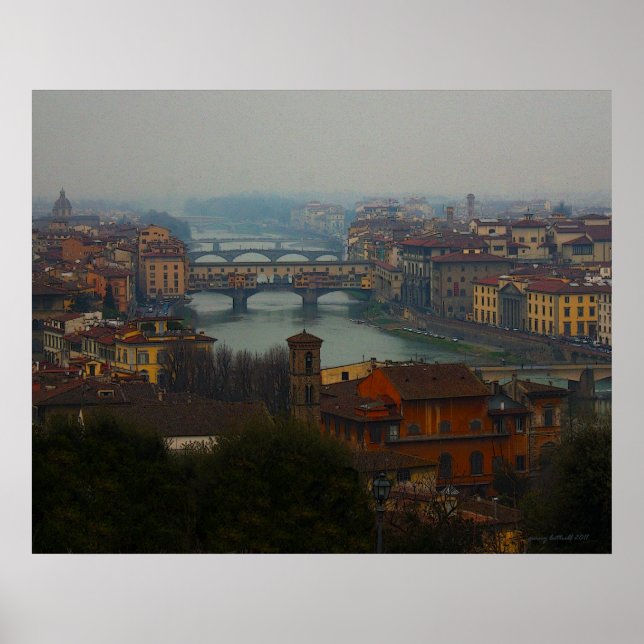 Poster Florence Itália (Frente)