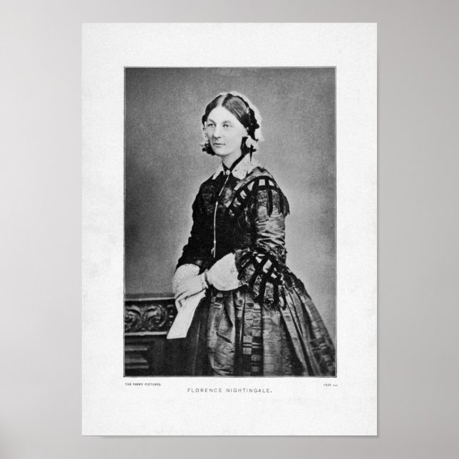 Poster Florence Nightingale - Retrato (Frente)