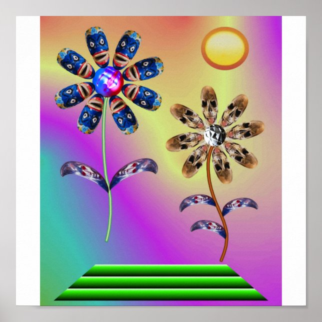 Póster Flores (Frente)