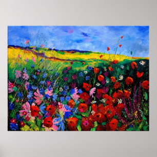 Póster flores 68 do campo