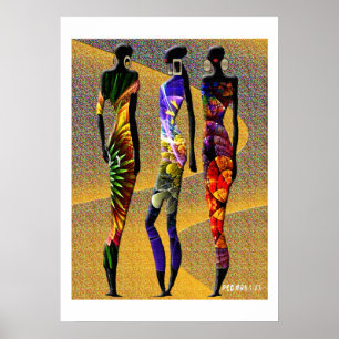 Poster Flores africanas do deserto