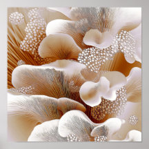 Flores Agrupadas – Abstrato Orgânico Suave #4