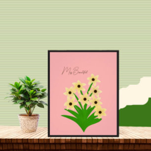 Póster Flores amarelas