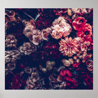 Flores Artificiais Vintage: Fundo da Parede