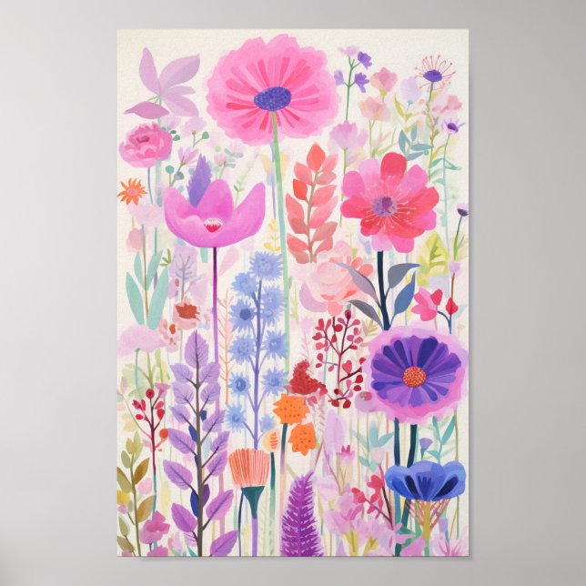 Poster Flores bonito (Frente)
