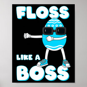 Poster Flores Como Um Chefe De Páscoa Miúdas Que Fogem Ov