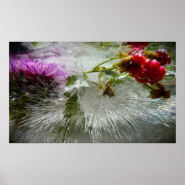 Poster Flores Congeladas,