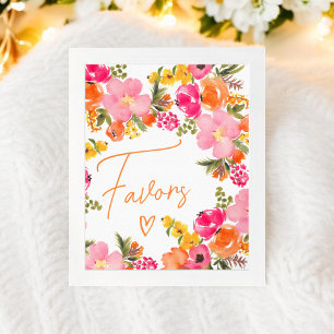 Poster Flores cor-de-laranja torrado favorece o chá de pa