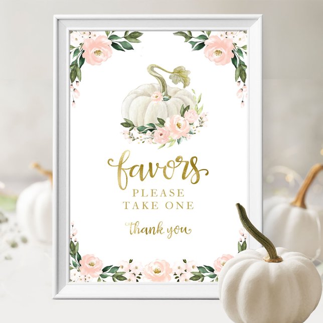 Poster Flores Cor-de-Rosa Caem Sinal de Lembrancinhas par (Criador carregado)