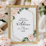 Poster Flores Cor-de-rosa - Conselho Geométrico e Sinal d<br><div class="desc">Transforme seu chá de panela em uma celebração incrível com nossa refinada suíte floral. Esta coleção apresenta tudo o que você precisa para uma atmosfera coesa e elegante, incluindo receitas e cartões de aconselhamento, guardanapos personalizados, belos sinais e jogos divertidos. Não hesite em falar via chat se precisar de assistência...</div>
