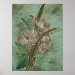 Poster Flores da magnólia
