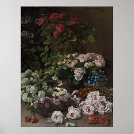 Poster Flores da primavera de Monet
