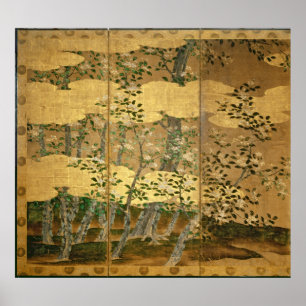 Póster Flores das camélias