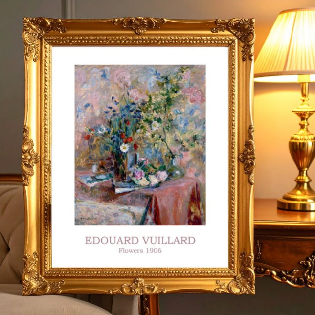 Póster Flores de 1906 por Edouard Vuillard (Criador carregado)