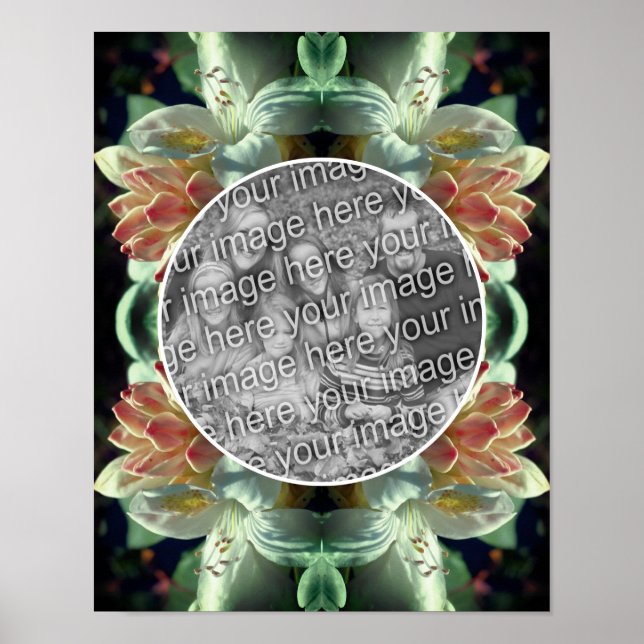 Poster Flores de Azaléia Criam Sua Própria Foto (Frente)