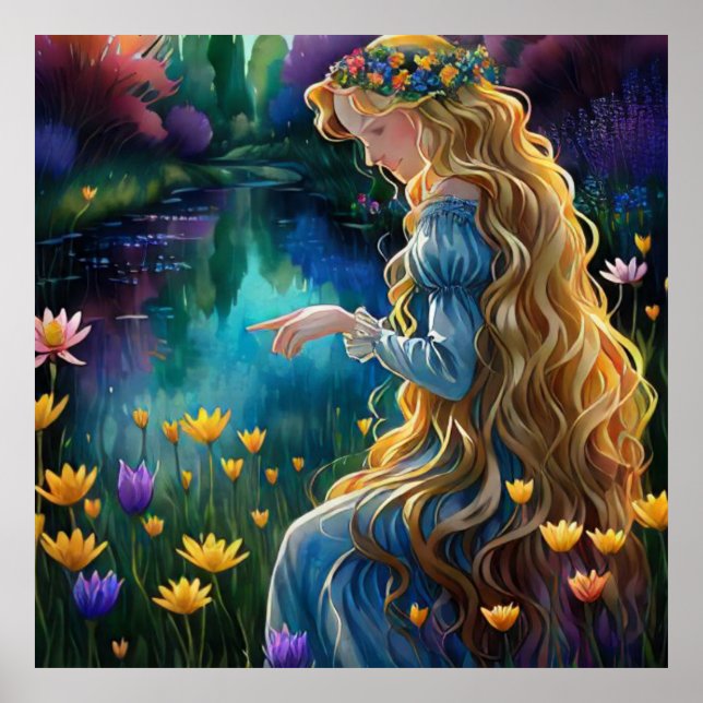 Poster *~ Flores de Bela-Cama Beautifu AP56 Mulheres (Frente)