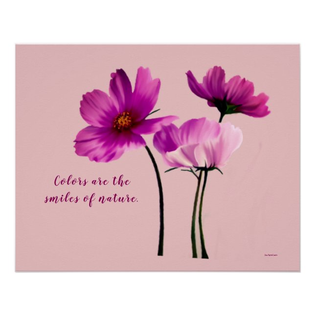 Póster Flores de Cartaz (Frente)