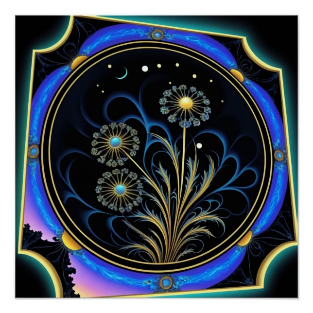 Póster Flores de cobre (Frente)