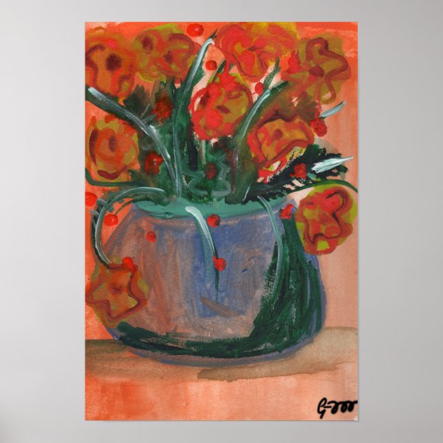 Póster Flores de Domingo (Frente)
