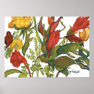 Póster Flores de Ken & de Jane