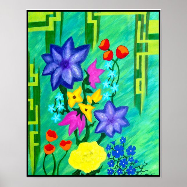 Póster Flores de mãe (Frente)