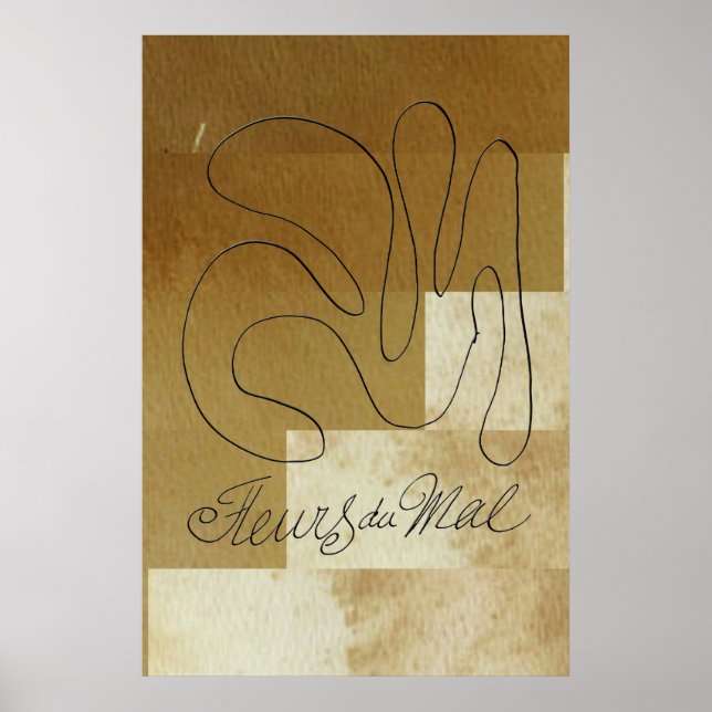 Poster Flores de mau - Matisse (Frente)