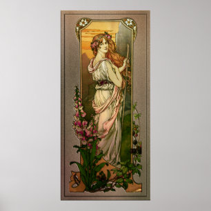 Poster Flores de Montanhas por Elizabeth Sonrel