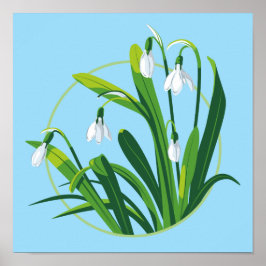 Poster Flores de Neve