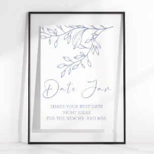 Poster Flores de Periwinkle Data Night