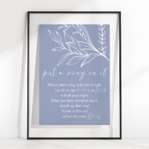 Poster Flores De Peruca Colocaram Um Anel No Jogo