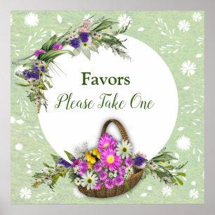 Poster Flores de primavera de Verão