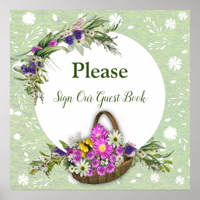 Poster Flores de primavera de Verão (Frente)