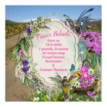 Flores de Primavera & Fadas Borboletas