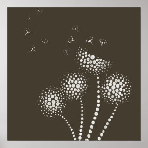 Póster flores de sopro