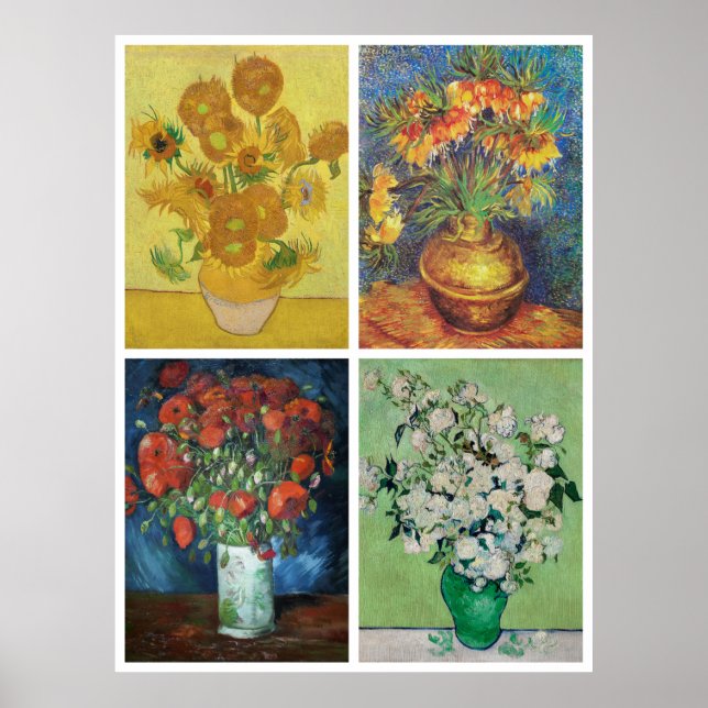 Poster Flores de Van Gogh (Frente)