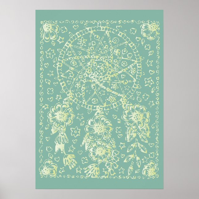 Poster Flores de Verão (Frente)