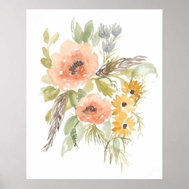 Poster Flores de Verão Atrasadas I (Frente)