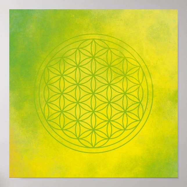 Poster Flores de vida (Frente)