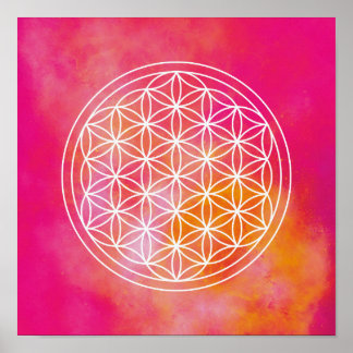 Poster Flores de vida