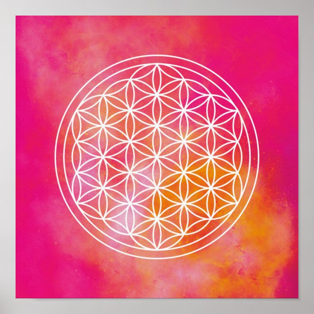 Poster Flores de vida (Frente)