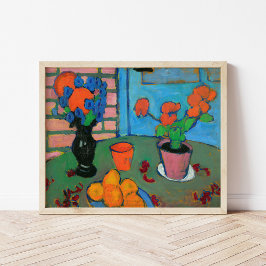 Poster Flores de vida e laranjas fixas | von Jawlensky