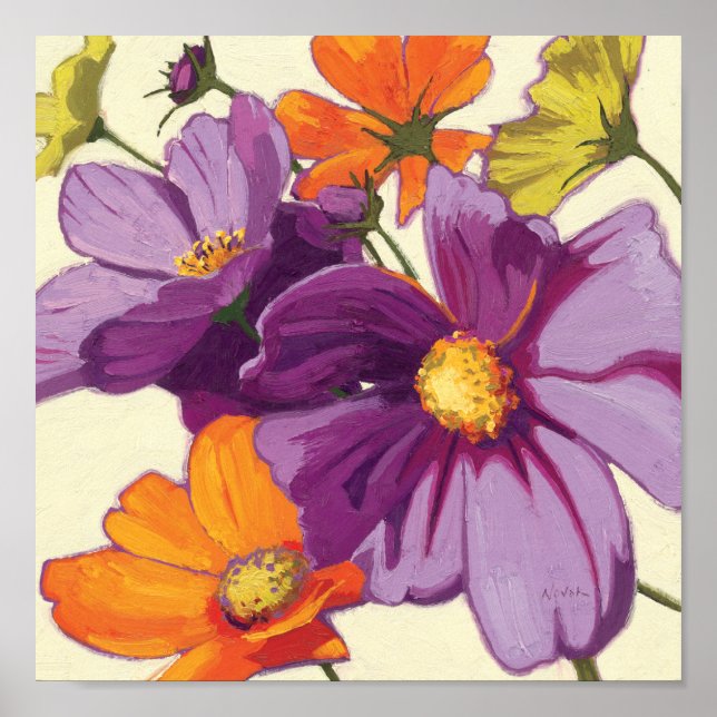 Póster Flores Decorativas (Frente)