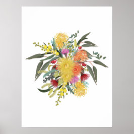Poster Flores do Verão Australiano