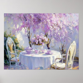 Poster Flores e chá