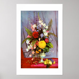 Poster Flores e frutas